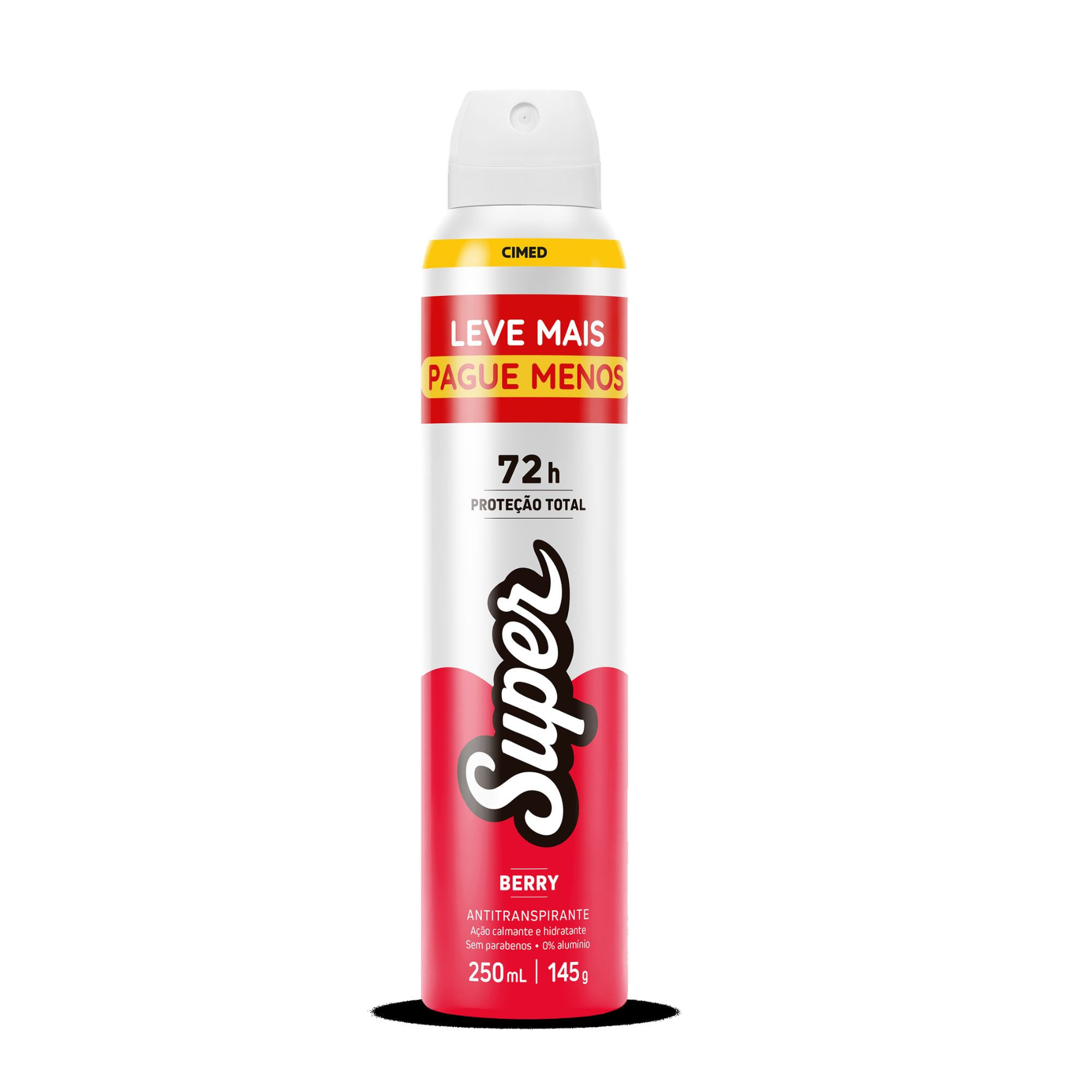 Desodorante Super Cimed Feminino Berry Aerossol 250ml